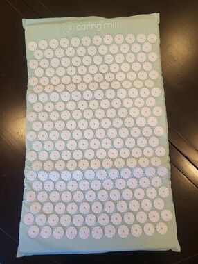 Acupuncture healing mat with canvas draw string bag